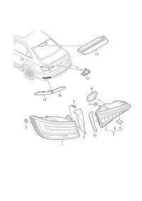 L8WD945253A-Damper, taillight