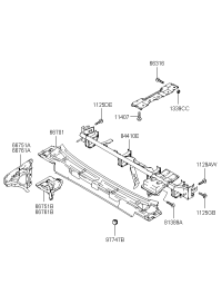 844102D030-BAR ASSY-COWL CROSS