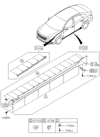 86863C3000-GUARD ASSY-REAR DEFLECTOR,LH