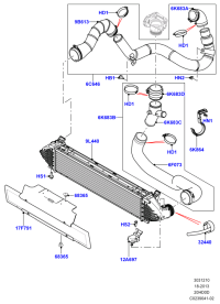 LR031918-RADIATOR HOSE W124/E200/E220