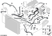 17128602603-RADIATOR HOSE BMW G11,G12,G30,G31