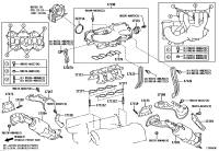 171400P320-MANIFOLD SUB-ASSY, EXHAUST, RH