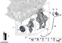 11517644809-COOLANT PUMP WITH SUPPORT