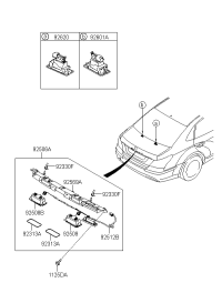 926023N000-LAMP ASSY-LUGGAGE COMPARTMENT