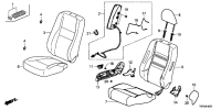 78050T6PH81-Air bag assy-fr seat side rh