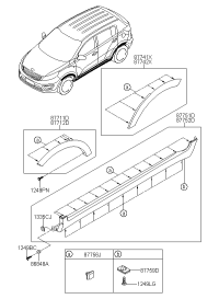 877114T500-GARNISH ASSY-FNDR SIDE,LH