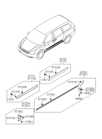 877224D100-MLDG ASSY-RRDR WL RH