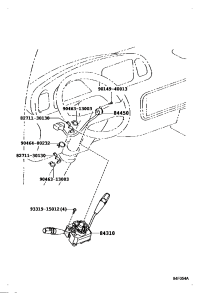 8431036A90-SWITCH ASSY, TURN SIGNAL