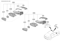 87610F9530-MIRROR ASSY-OUTSIDE RR VIEW,LH
