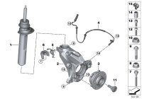 31316862703-SHOCK ABSORBER FRT LFT E38/5SR