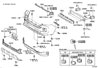 5202504010-Extension sub-assy, front bumper, no.2 rh