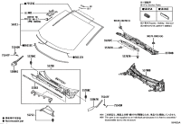 538660R080-SEAL, FRONT FENDER TO COWL SIDE, RH