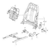 8K0959762-Motor assy-seat tilt: