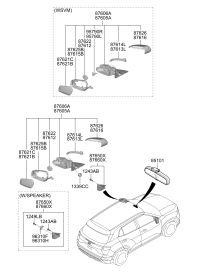 87610R9010-MIRROR ASSY-OUTSIDE RR VIEW,LH