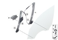51337281881-WINDOW LIFTERW/OMOTOR FRTLH X5