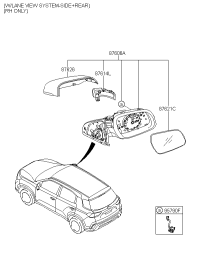 87620S6000-MIRROR-RRVIEW O/S RH