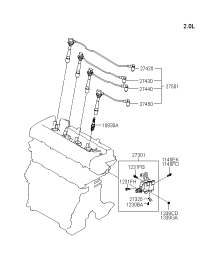 2750137C10-CABLE SET-SPARK PLUG