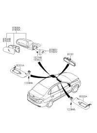 852020Q500V2-VISOR ASSY, RH