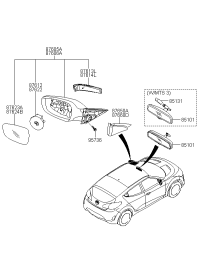 876102V170-MIRROR ASSY-OUTSIDE RR VIEW,LH