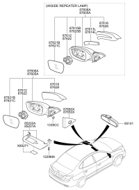 87620T9000-MIRROR-RRVIEW O/S RH