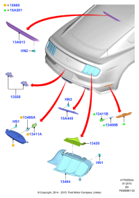FR3Z15500A-lamp assy
