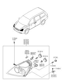 921914D000-GUIDE-HEAD LAMP MT