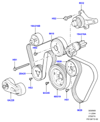 PQH500020-TENSIONER TIMING BELT