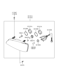 9210108000-LAMP ASSY-HEAD,LH