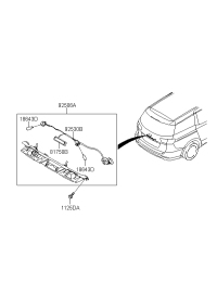 92500A9000-LAMP ASSY-LICENSE PLATE