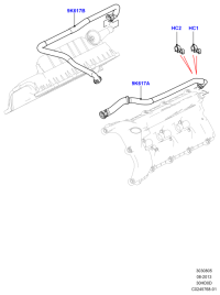 LR014165-CLIP,HOSE