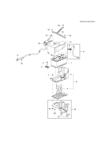 26211157-Tray, battery (parts of 21)
