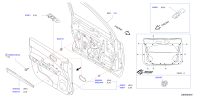 809601DA0A-Finisher-power window switch, front rh