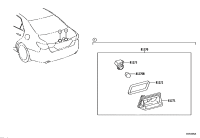 812700D021-LAMP ASSY, LICENSE PLATE