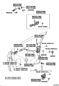 6921006210D0-HANDLE ASSY, FRONT DOOR OUTSIDE, LH