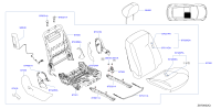874183DG0B-Handle, seat back recl
