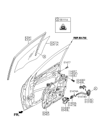 813103J010-Latch assy-dr