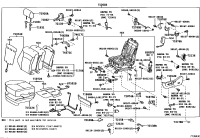 721230N010A0-COVER, SEAT TRACK BRACKET, OUTER FRONT RH