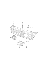 3GB853651AR-GRILLE, RADIATOR