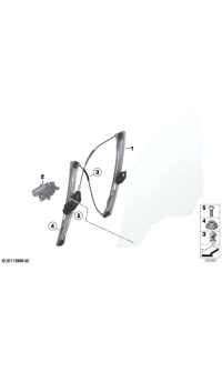 51332460249-WINDOW LIFTERW/OMOTOR FRTLH X5