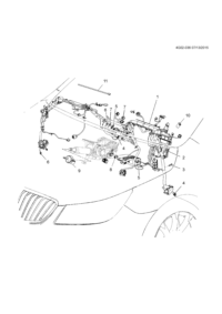 9056721-Harness, instrument panel (incl. 2,4-8)