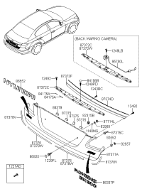 873733M020-MOULDING ASSY-DRIP RAIL LH