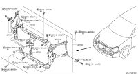 625009W200-SUPPORT ASSY-RA