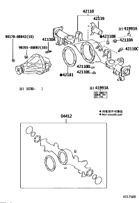 4211060870-HOUSING ASSY, REAR AXLE