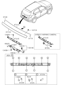 87372C9500-GARNISH-TAIL GATE,LWR