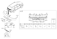 812602W500-OUTSIDE HDL & LOCK ASSY-T/LID