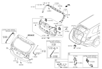 81230B8100-Power latch assy-t/gate