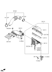 28110S6100-AIR CLEANER