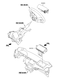 845303S000-AIR BAG ASSY-PASSENGER
