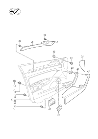 L5G0868563-Clip upper piece