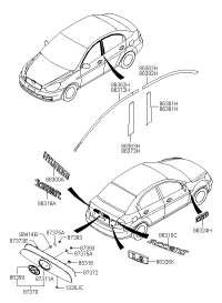 863101E000-EMBLEM-HYUNDAI